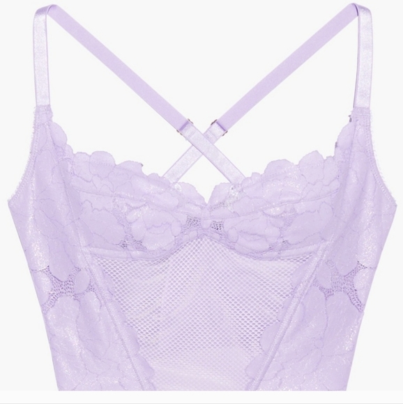 SAVAGE X FENTY☆ Floral Glow lace Bustier - Picture 4 of 11